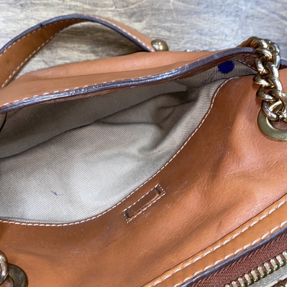 Talbots brown leather bag - Picture 4 of 11